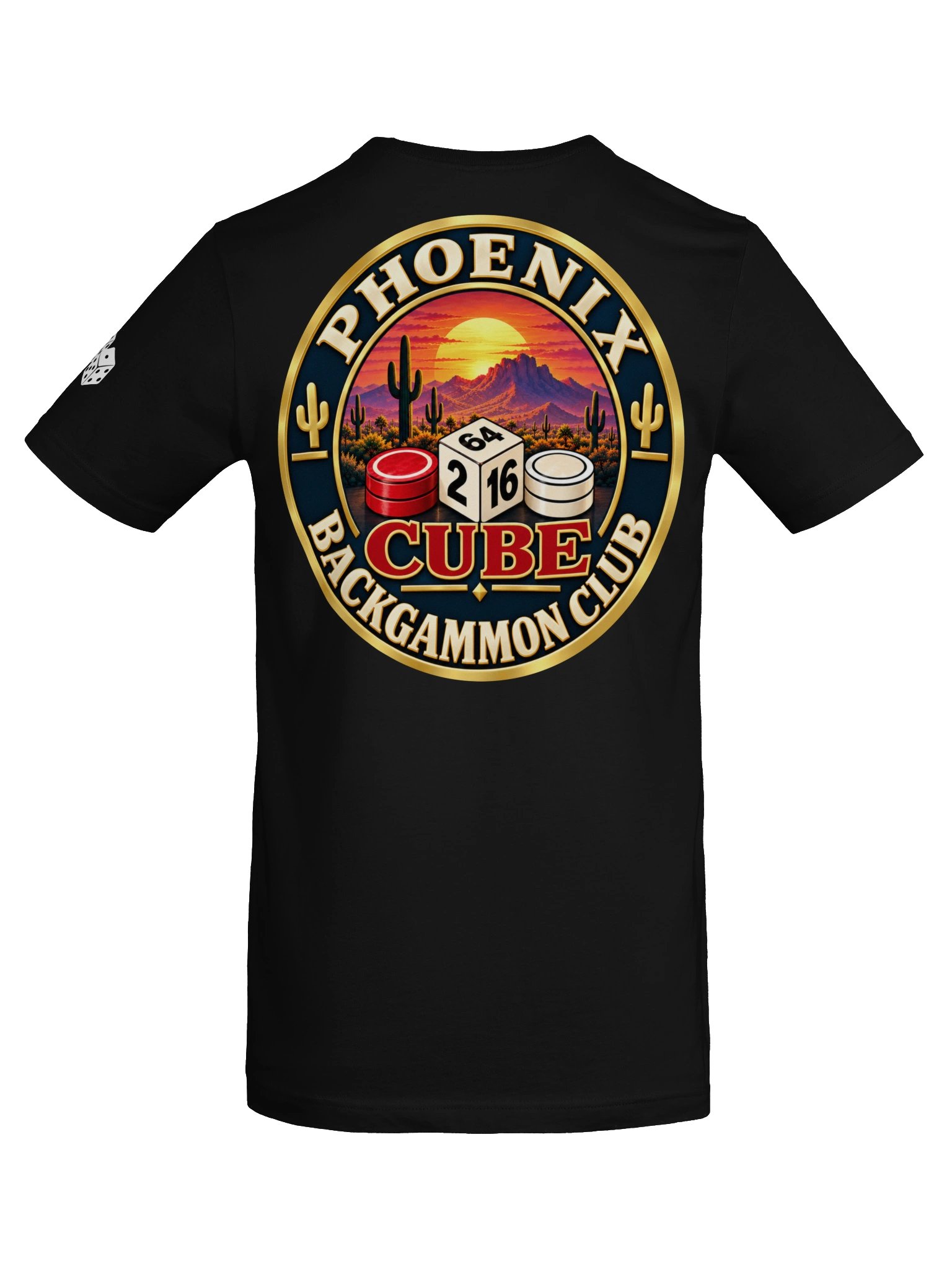 Phoenix Cube Backgammon Club Tee product image (6)