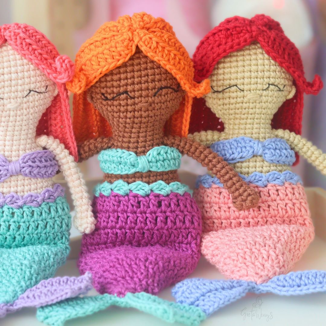 Patrón PDF Amigurumi Cuqui Sirena: Diseño Exclusivo para Tejer tu Sirena Ideal (Descarga Digital) product image (2)