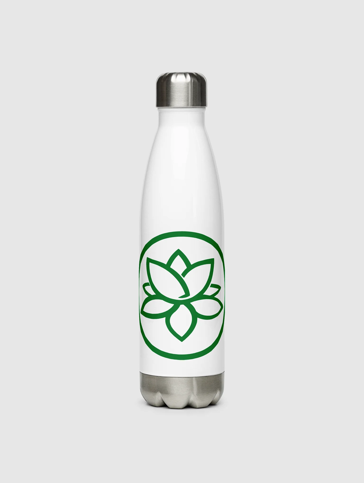 Lofi Lotus Stainless Steel Water Bottle product image (1)