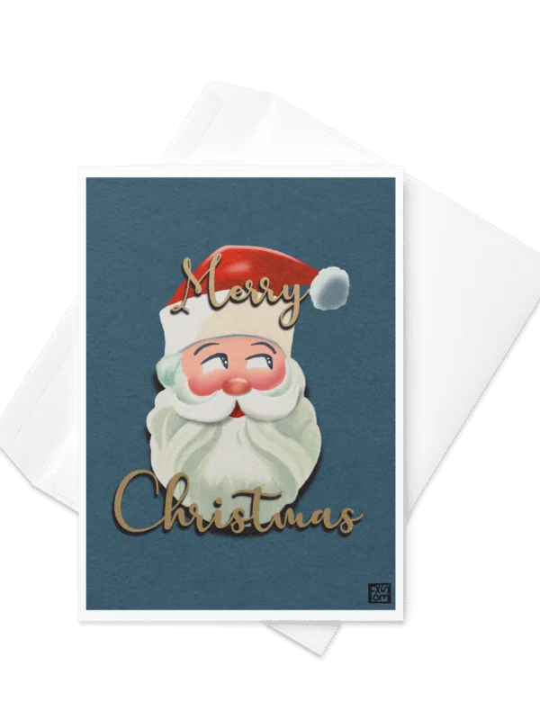 Santa Merry Christmas (blue) product image (1)