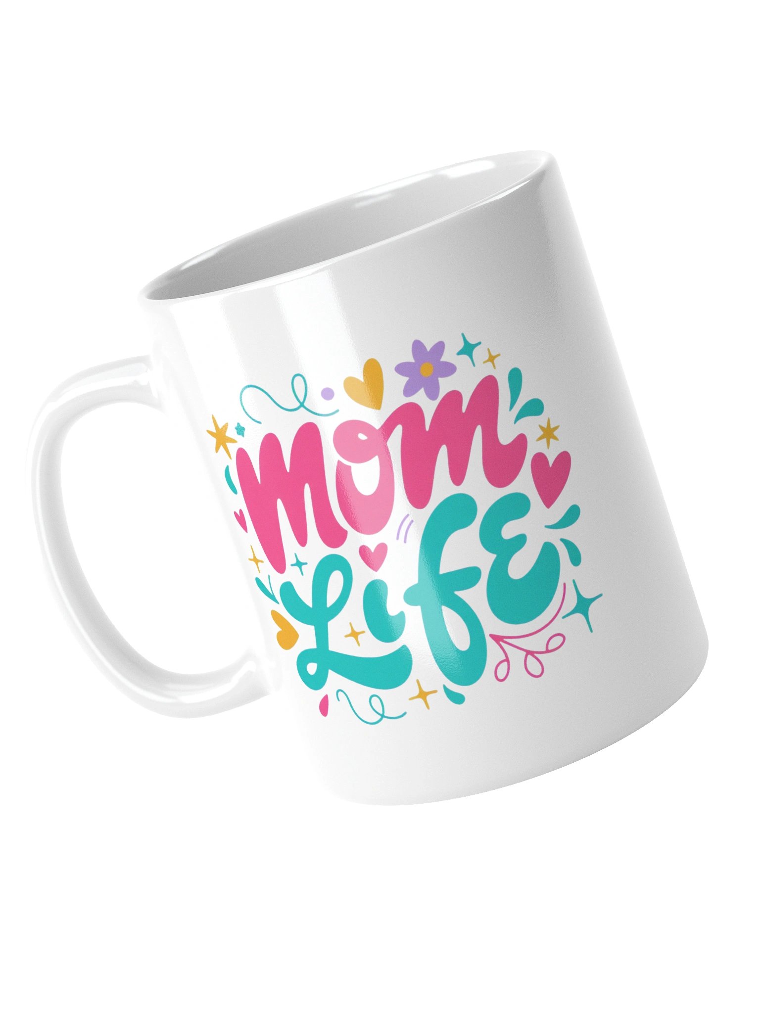 Funny Mom Life Colorful Coffee Mug product image (5)