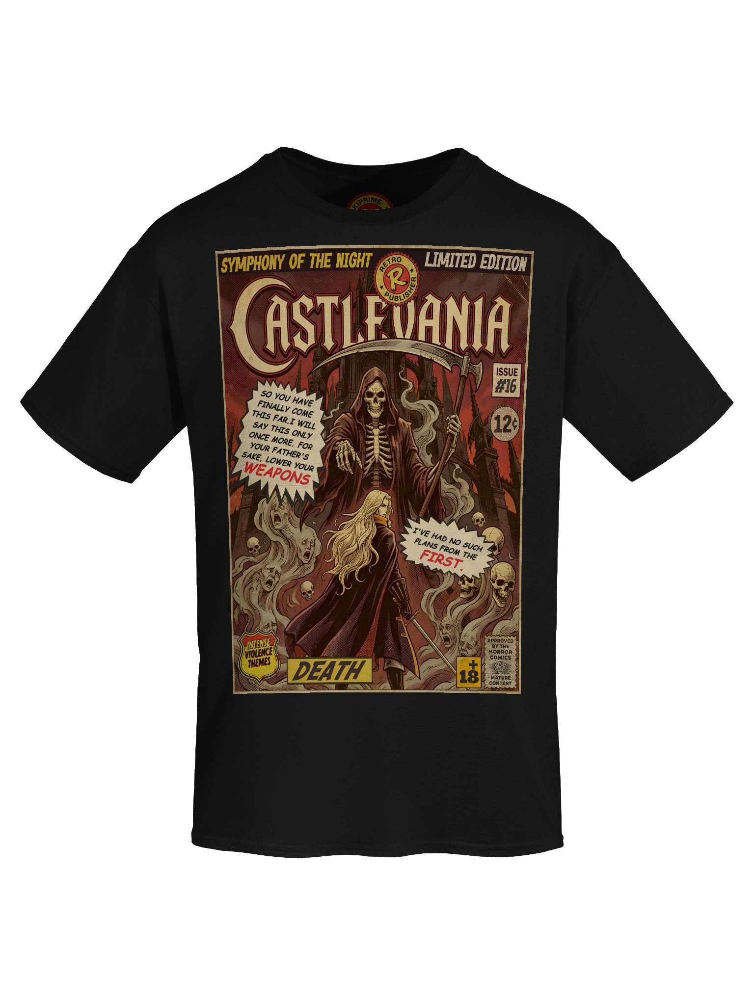 Castlevania: Symphony of the Night Comic Art T-Shirt product image (5)
