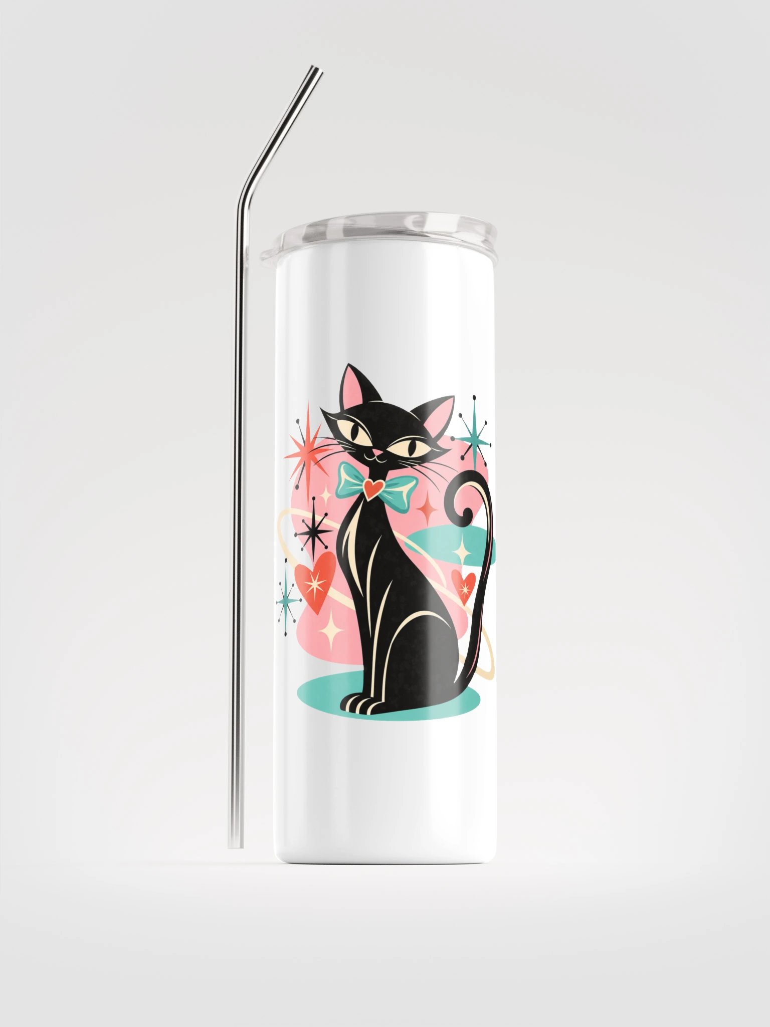 Love Cat – Atomic Cat Girl 20 oz Travel Tumbler product image (1)