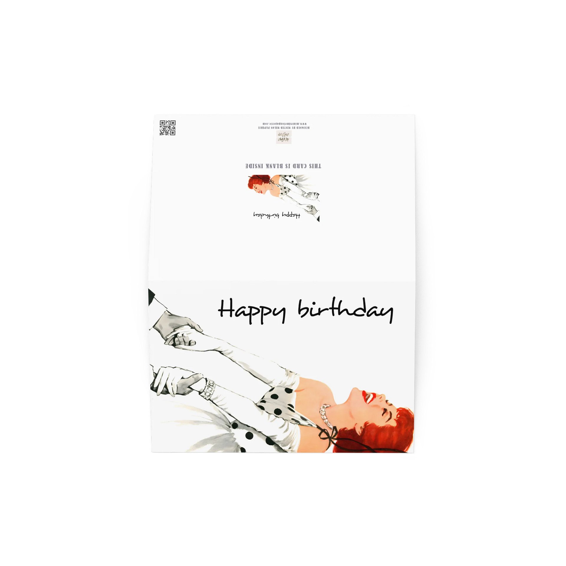 1950s Retro Glamor Birthday Card product image (3)