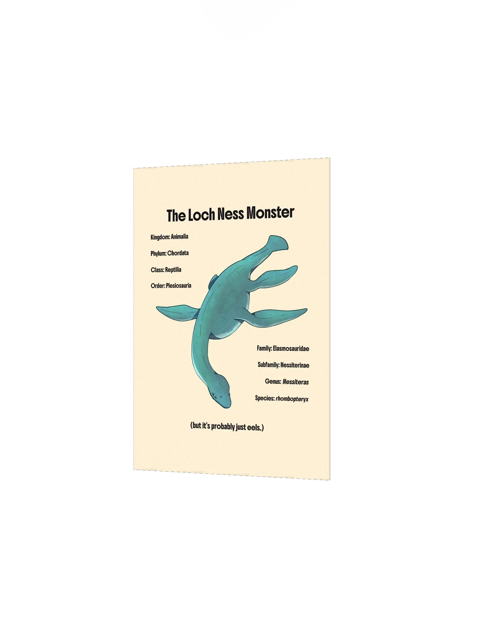 Nessie the Plesiosaur - Poster product image (12)