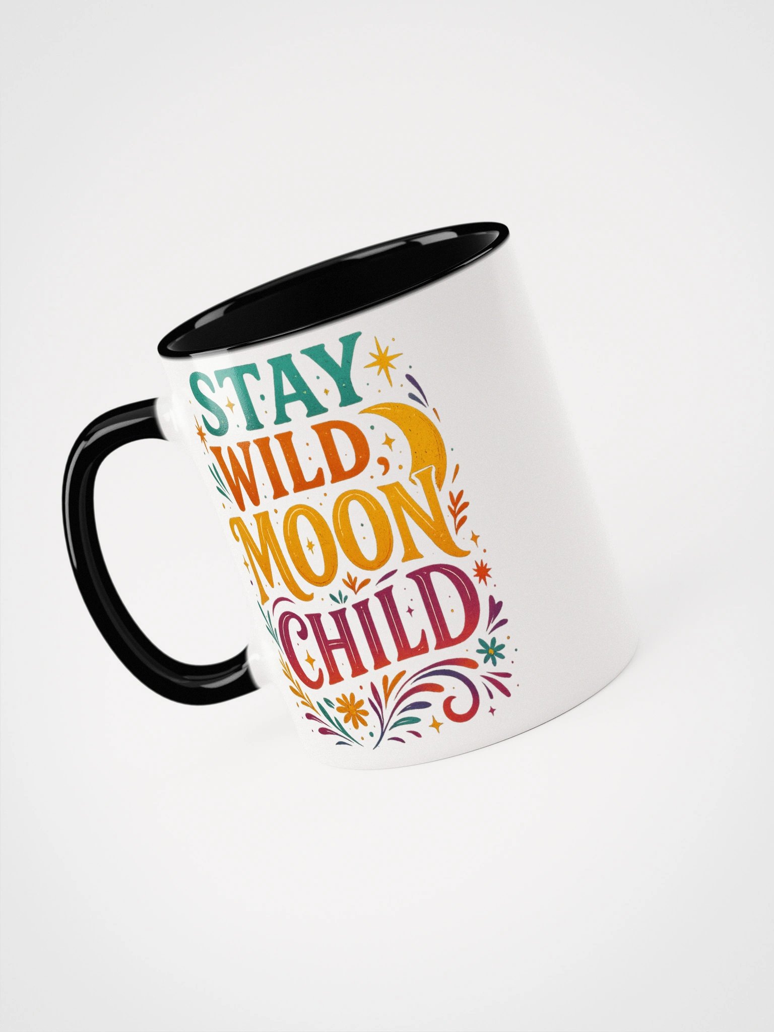 Stay Wild Moon Child Mug – Celestial Boho Coffee Cup product image (40)