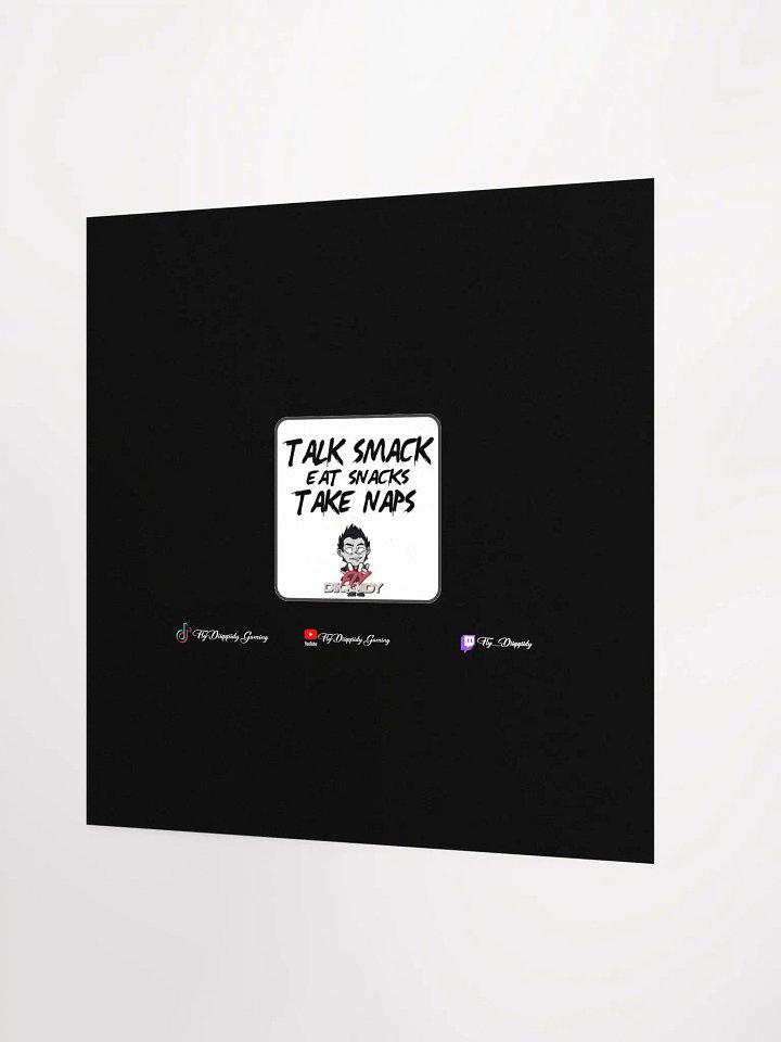 Fly Diiqqiidy Quote Matte Black Poster 18x18 product image (2)