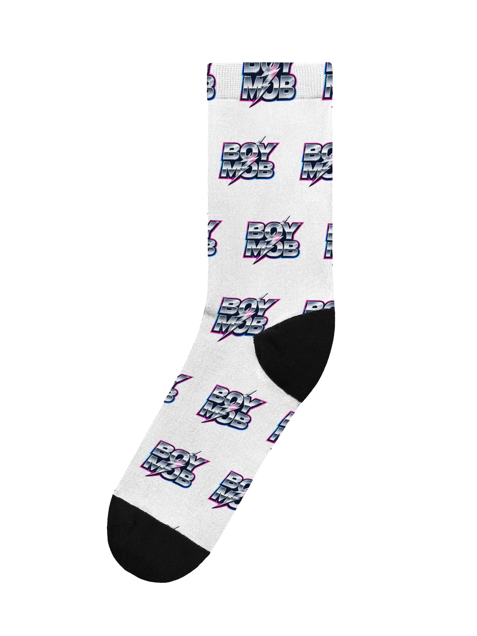 Boy Mob Neon Logo Crew Socks product image (1)