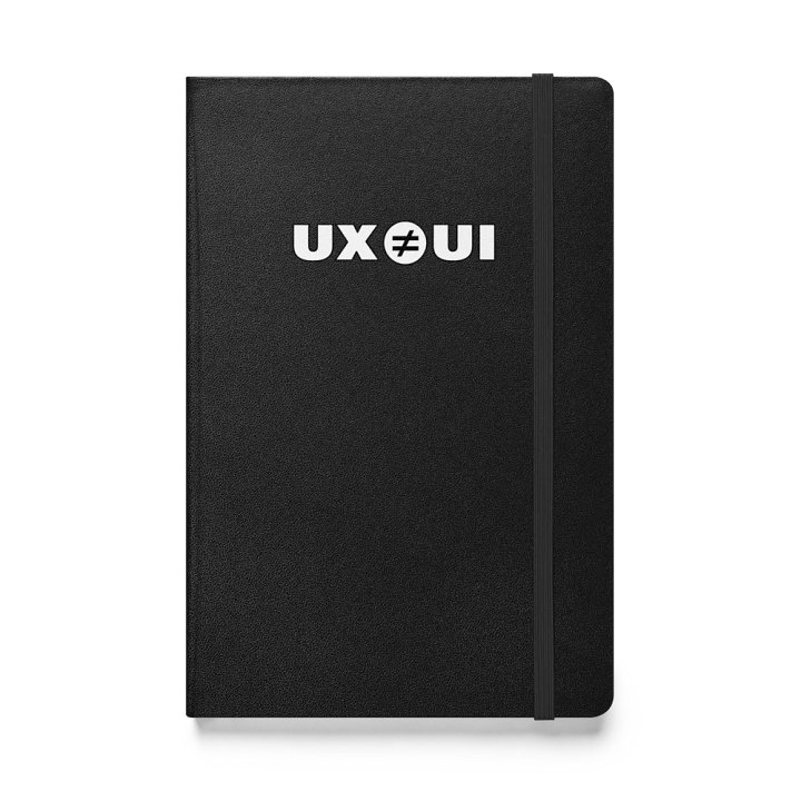 UX ≠ UI Hardcover Journal product image (1)