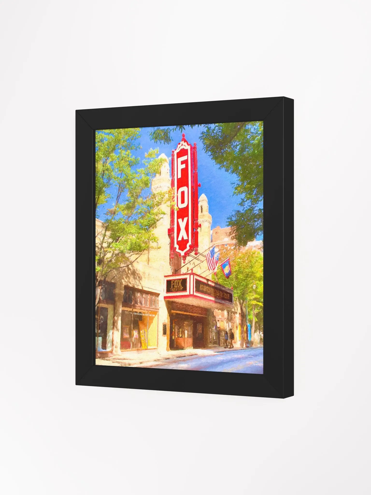 The Fox Theatre – Historic Atlanta Studio Framed Print product image (3)