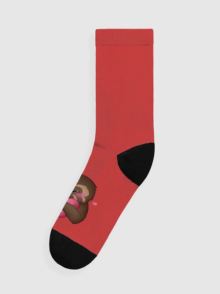 Red Cupid Blushing Crew Socks product image (1)