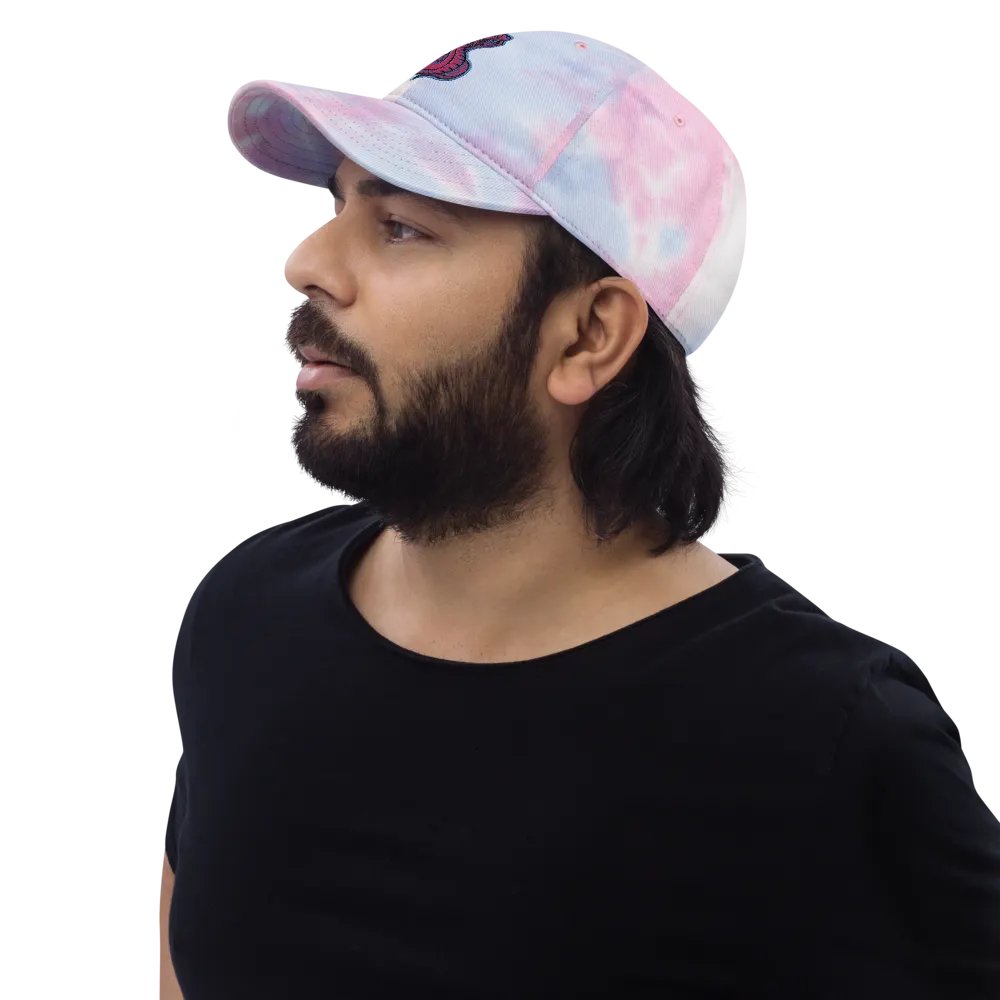 Snek Tie Dye Cap - cotton candy product image (10)