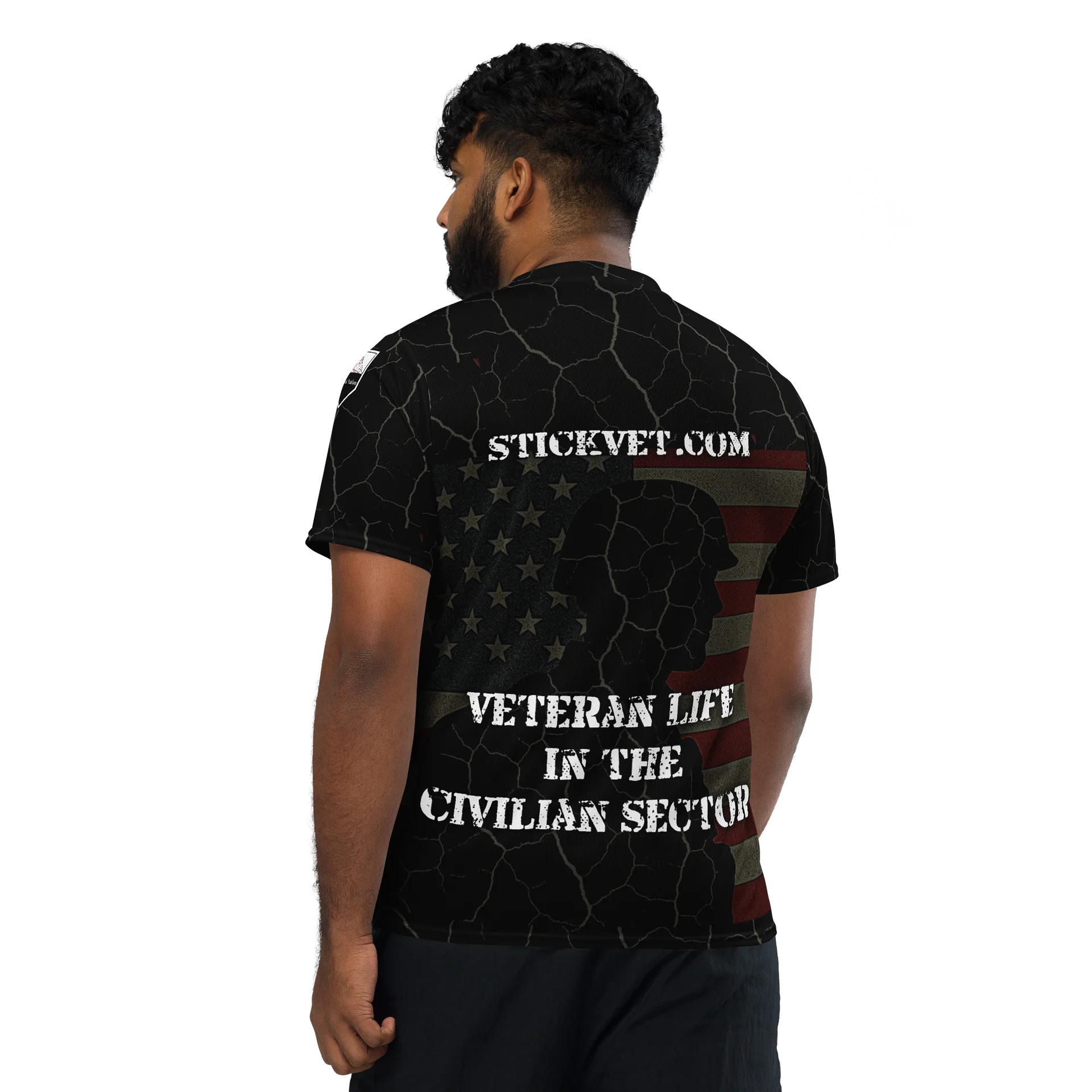 Cracking Under Patriotism Athletic Shirt product image (3)