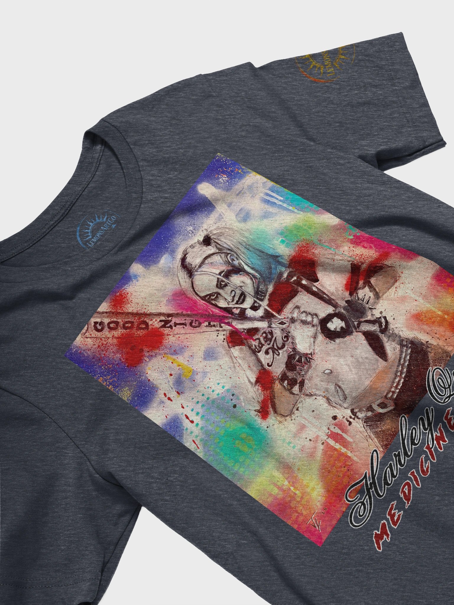 Harley Quinn Medicine Woman Graffiti Super Soft Tee product image (29)