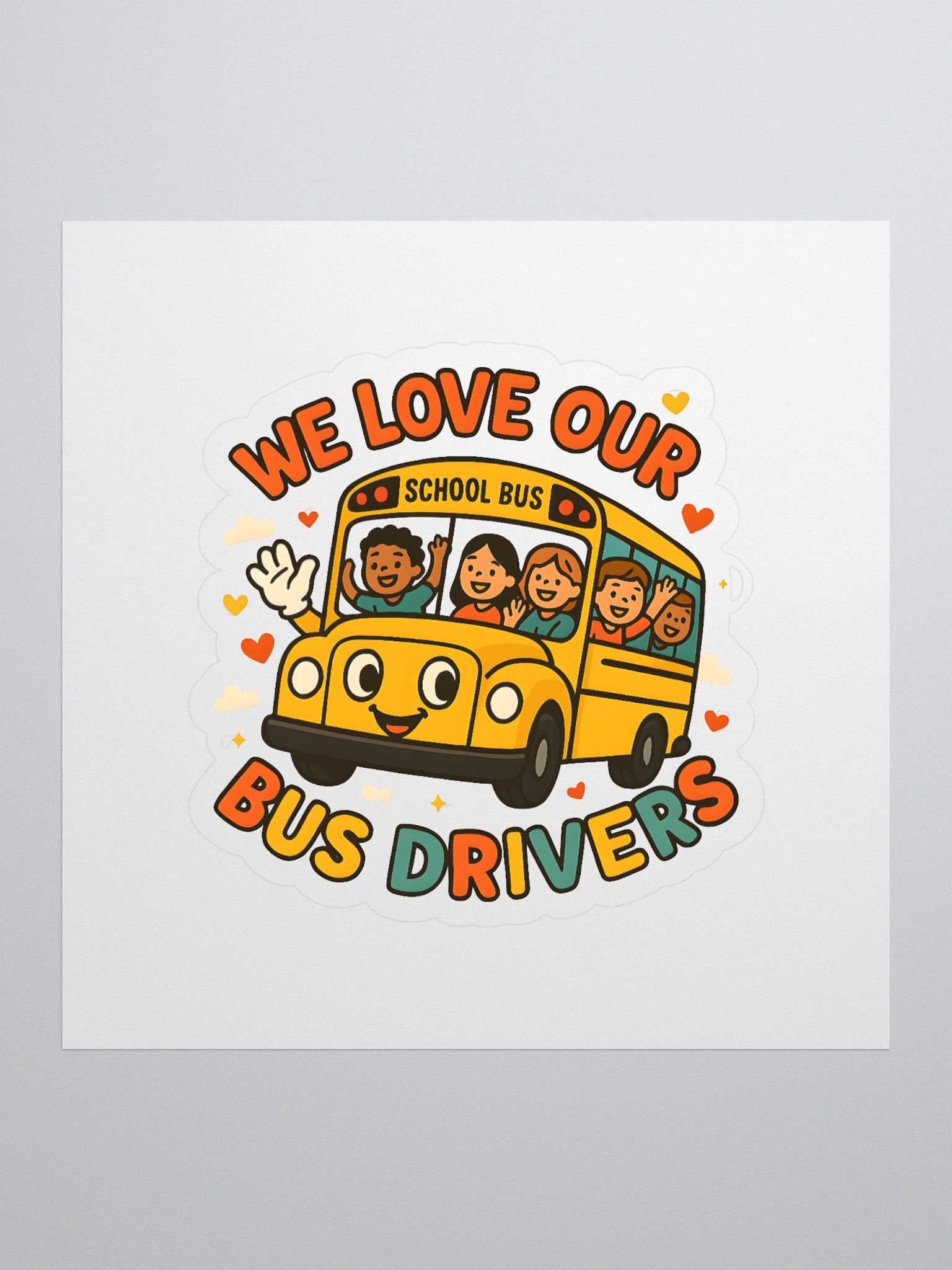 SCHOOL BUS STICKER product image (1)