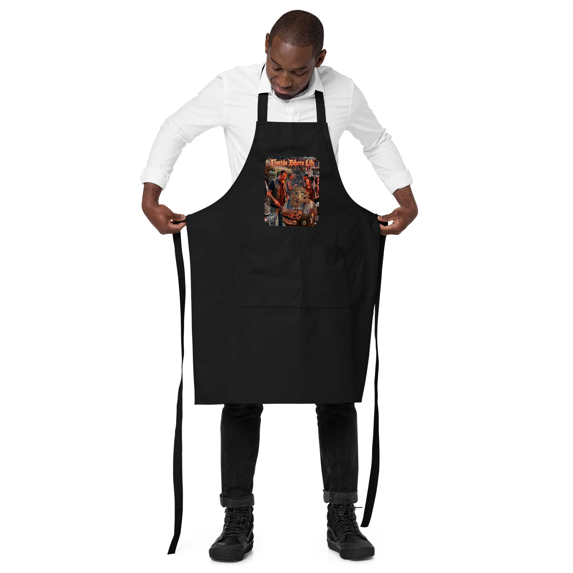 MötoGraffitti Florida Bikers Life Grill Apron product image (2)
