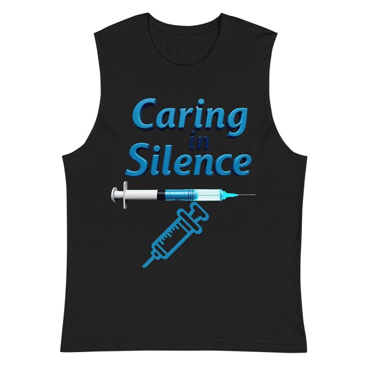 Silent Care Syringe Muscle Tank product image (3)