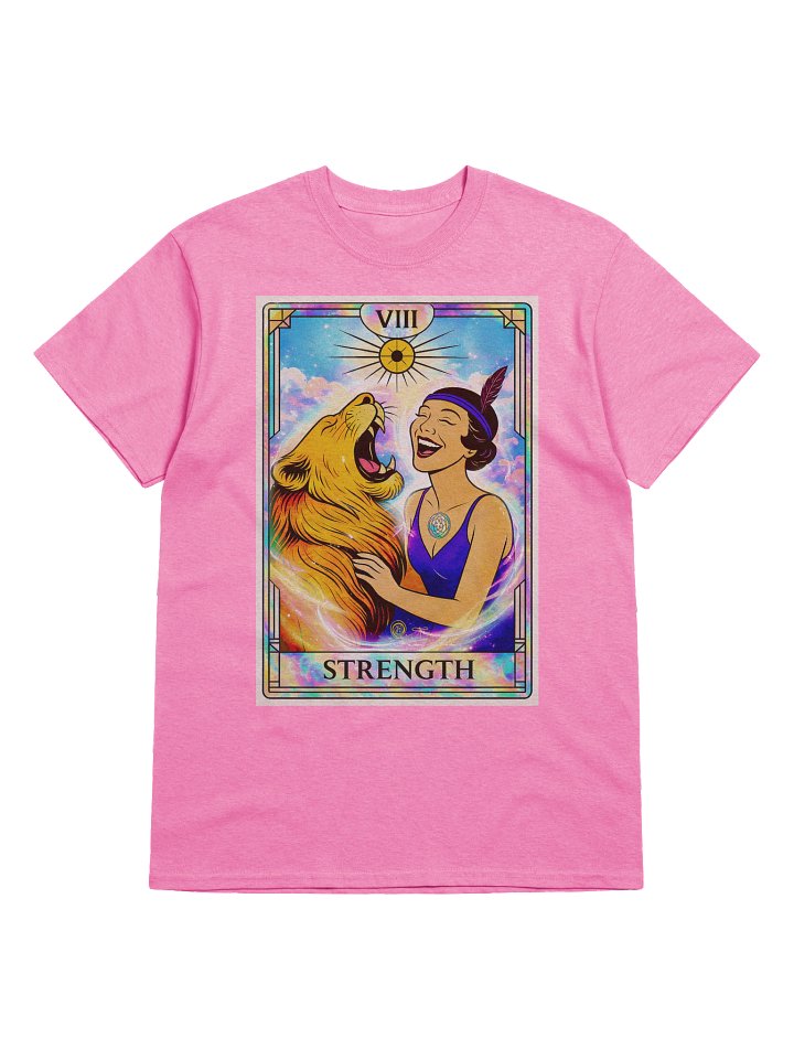 Strength Cazimi Colour Splash Tarot Card Tee product image (1)