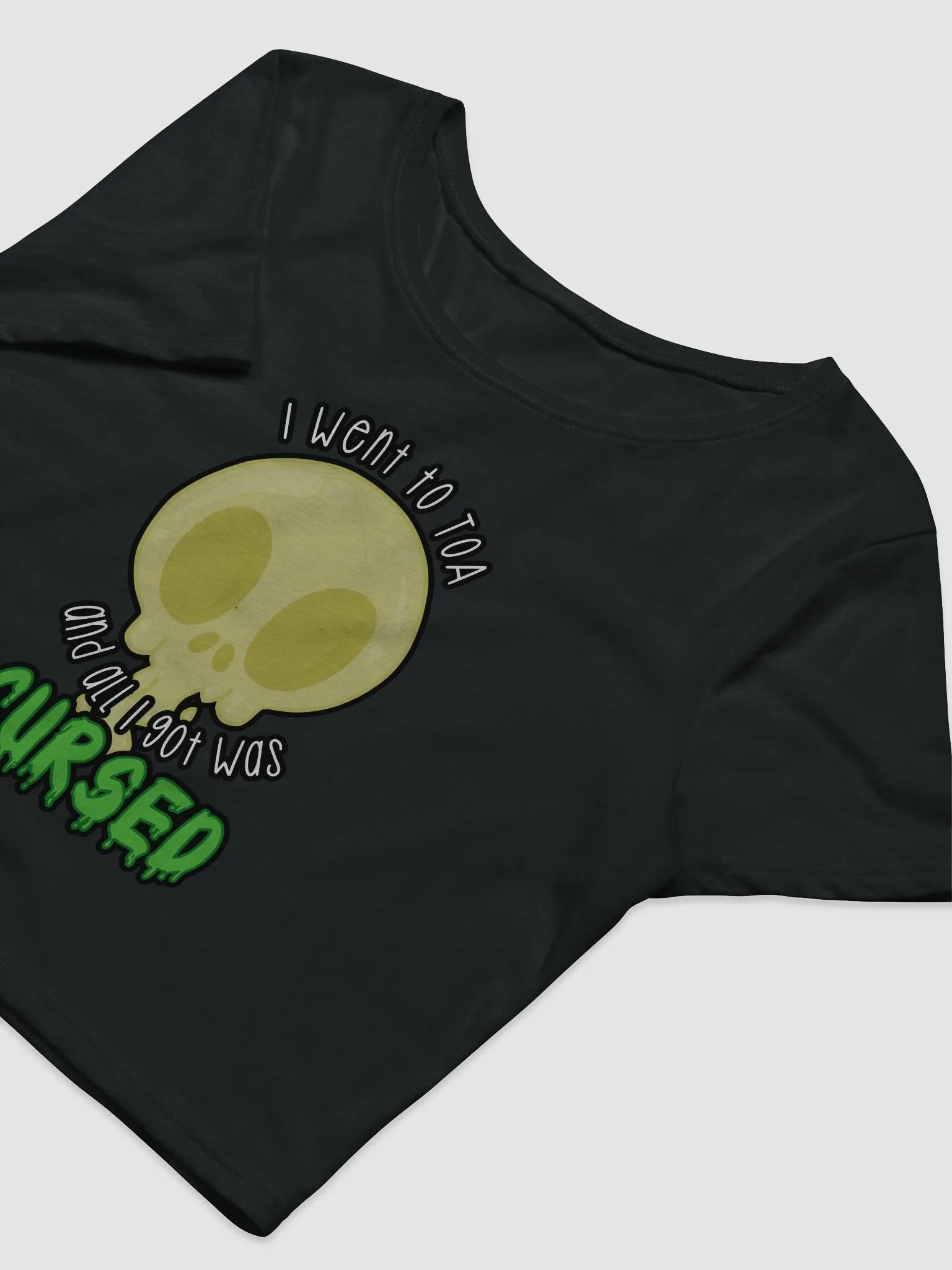 All I Got Was Cursed - Rogue - Crop Tee product image (5)