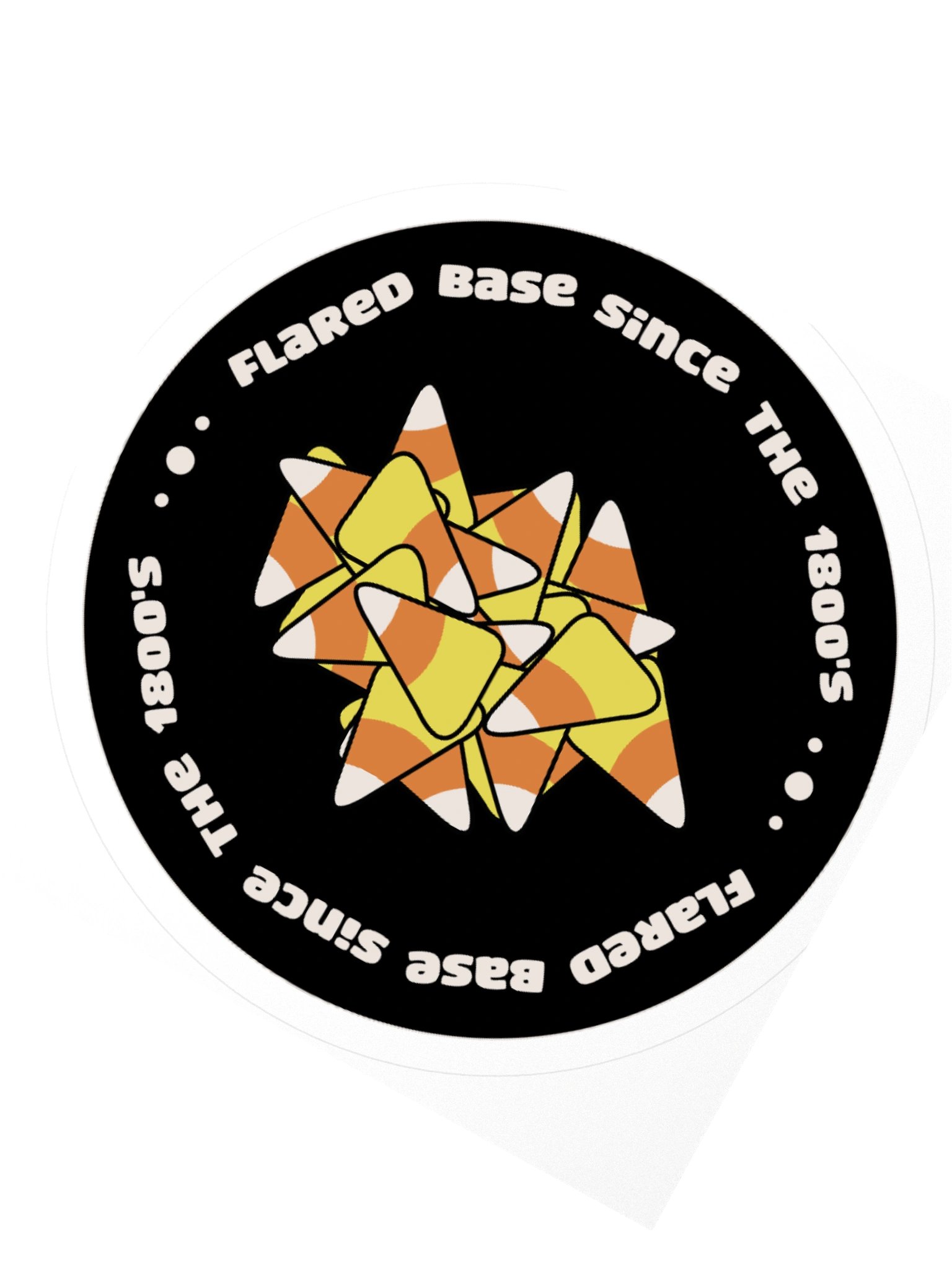 Candycorn Flared Base Sticker product image (5)
