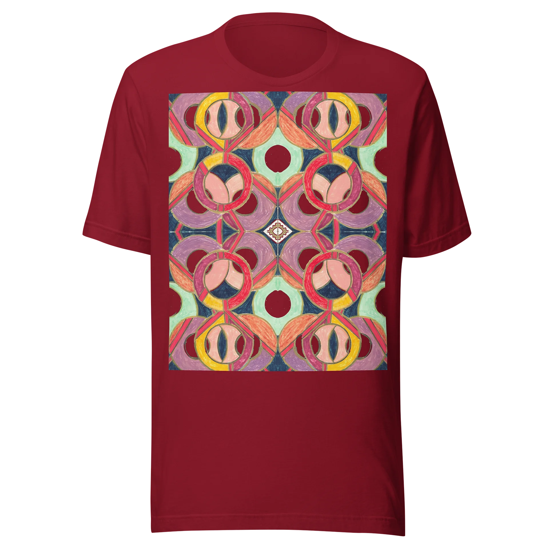 Neon Orbit Abstract Pattern Tee product image (1)