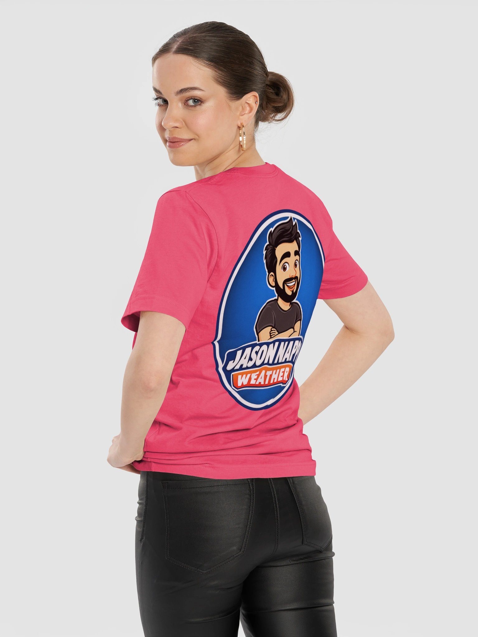 Jason Nappi Weather Signature Logo Tee Pink product image (12)