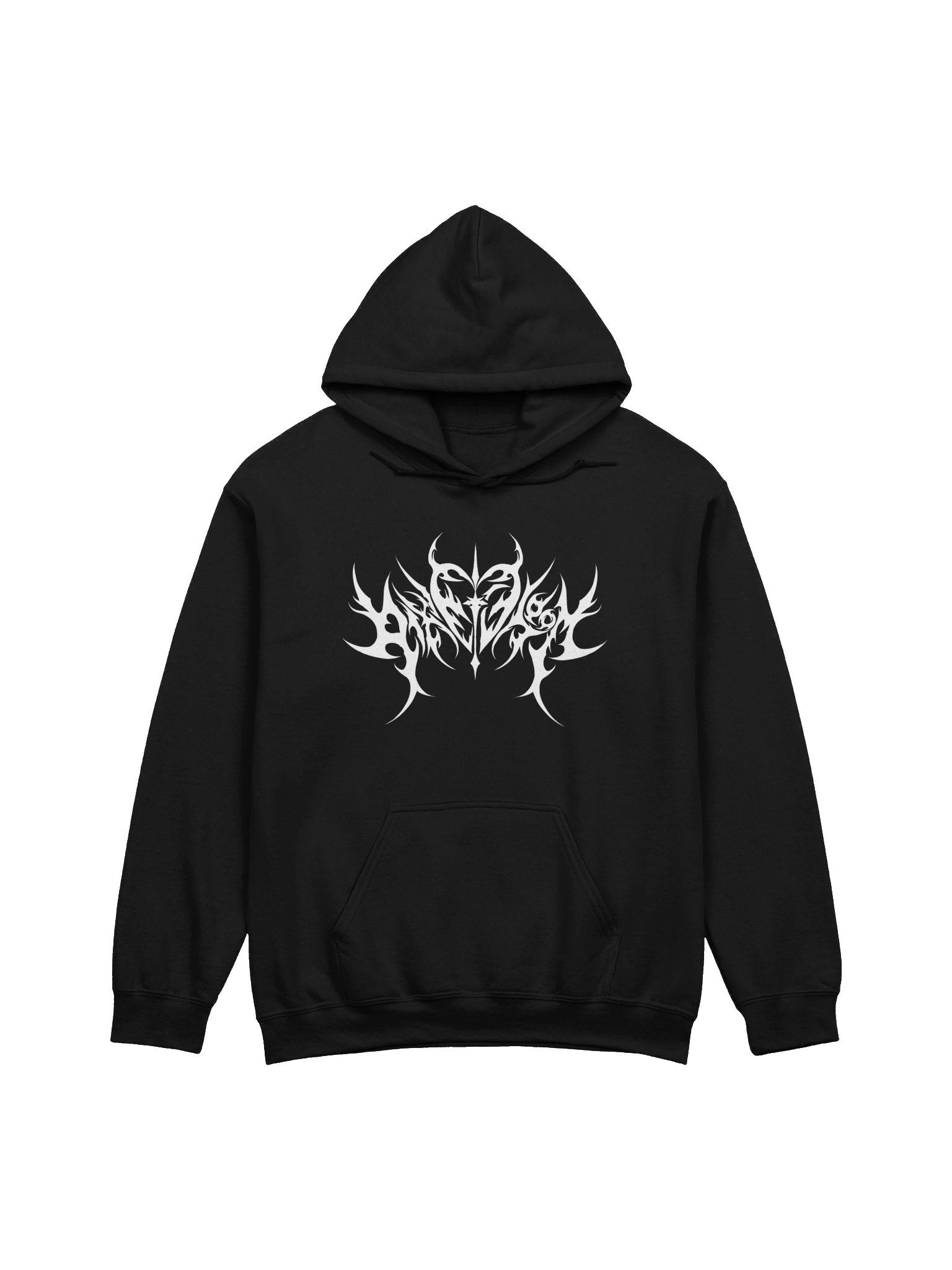 PixieGloom Monochrome Metal Double Print Hoodie product image (1)