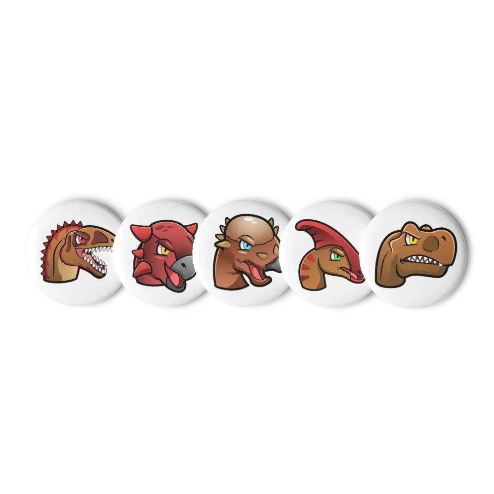 Dino-mite Dinosaur Pin Set #3 product image (1)
