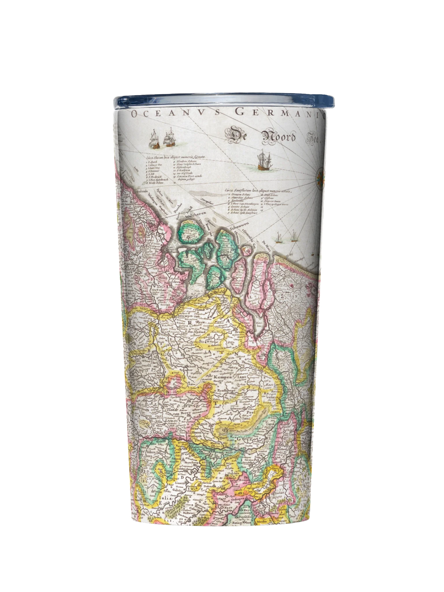 Vintage European Map Tumbler product image (1)