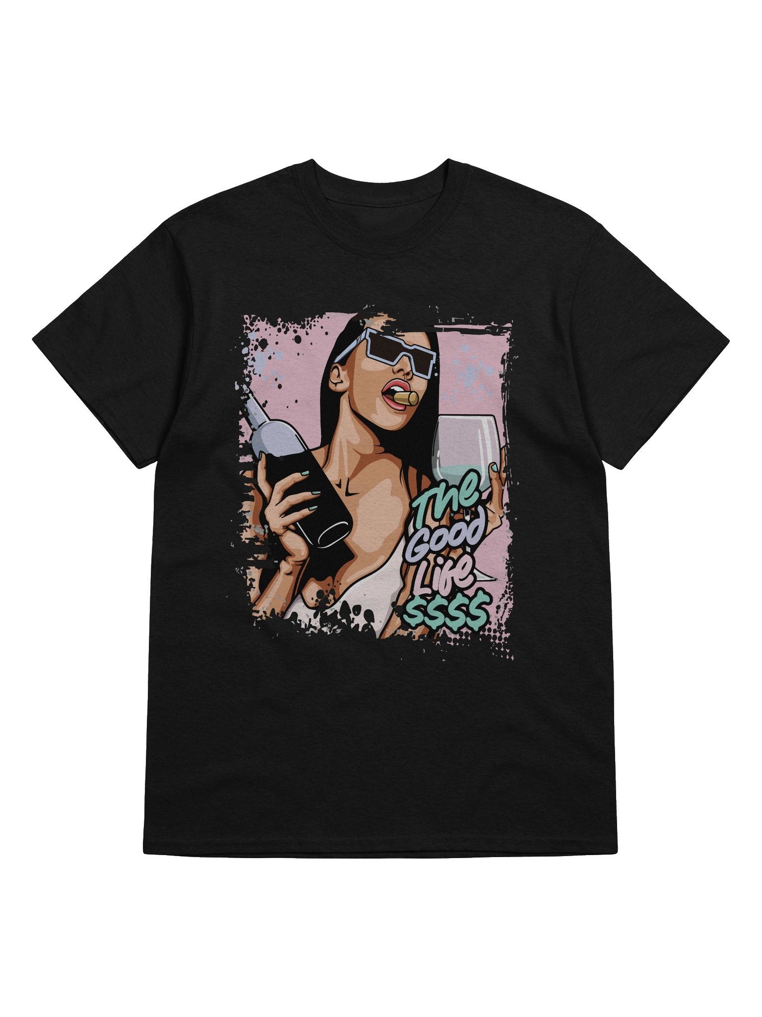 The Good Life Stylized T-Shirt - Unisex T-Shirt – Premium Printed T-Shirt for Everyday Casual & Streetwear product image (5)