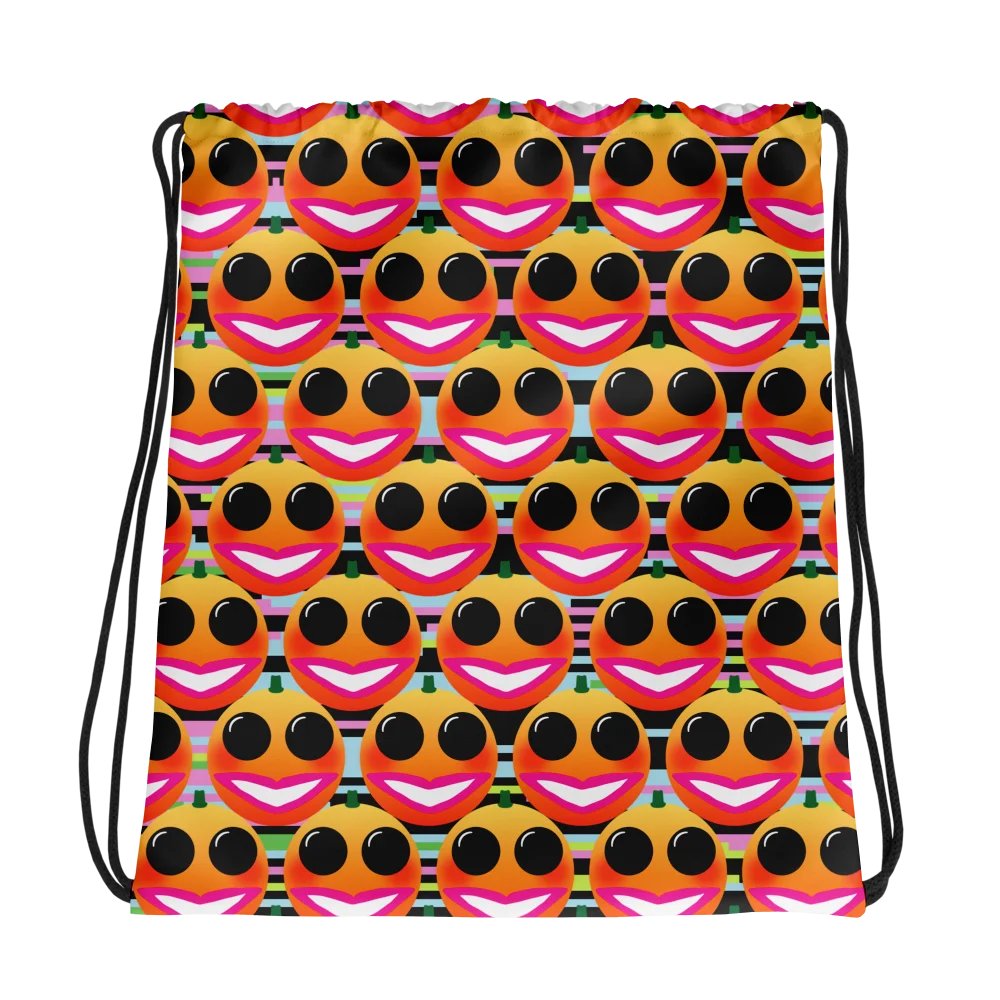 Sexy Orange Drawstring Bag product image (3)