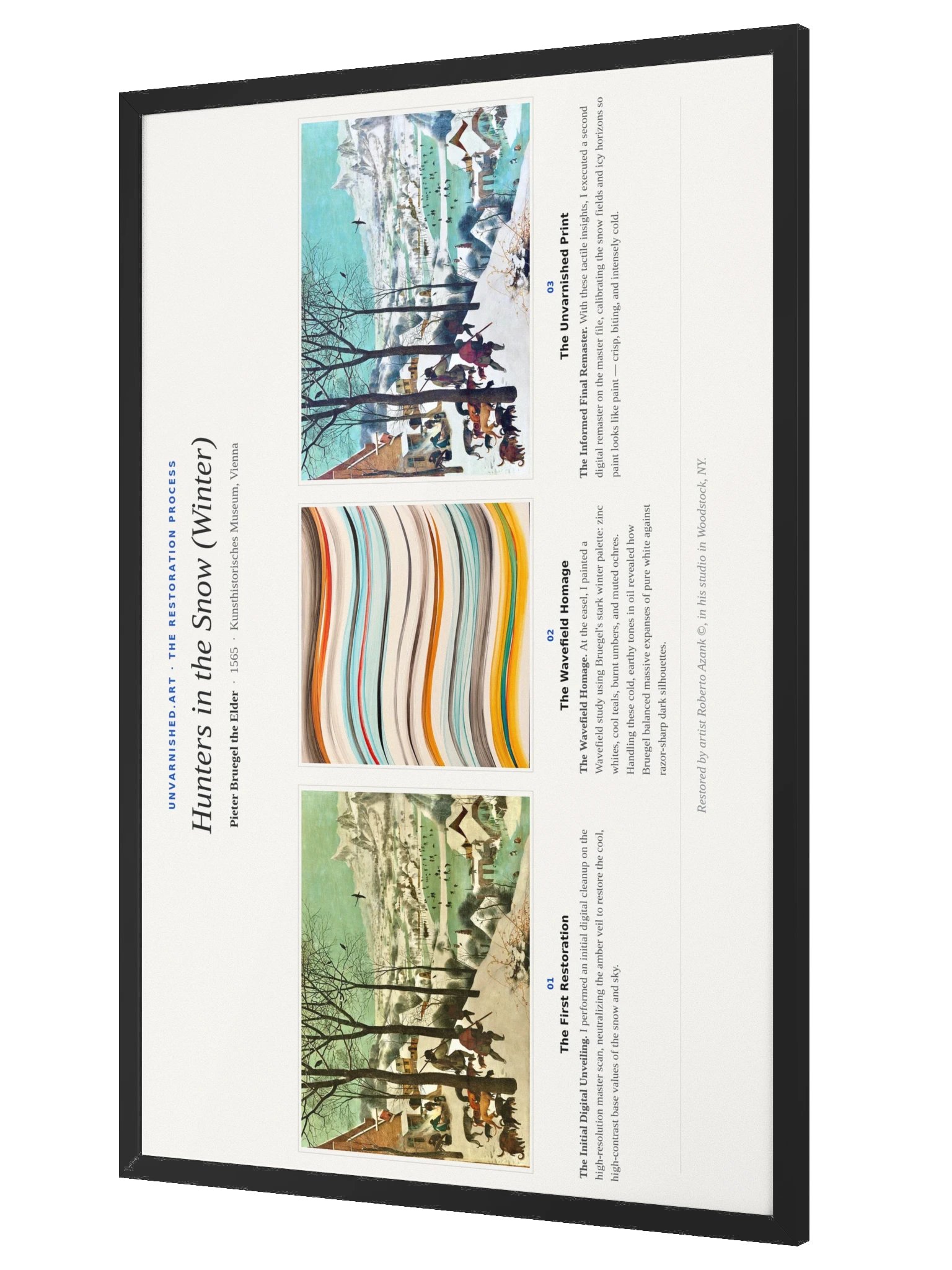 Hunters in the Snow (Winter) — Framed Process Poster product image (3)