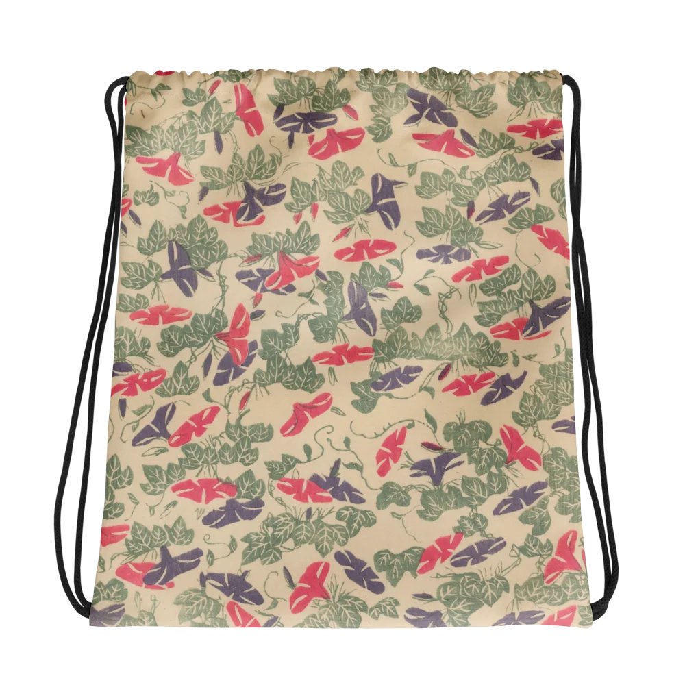 Botanical Bliss Drawstring Backpack product image (1)