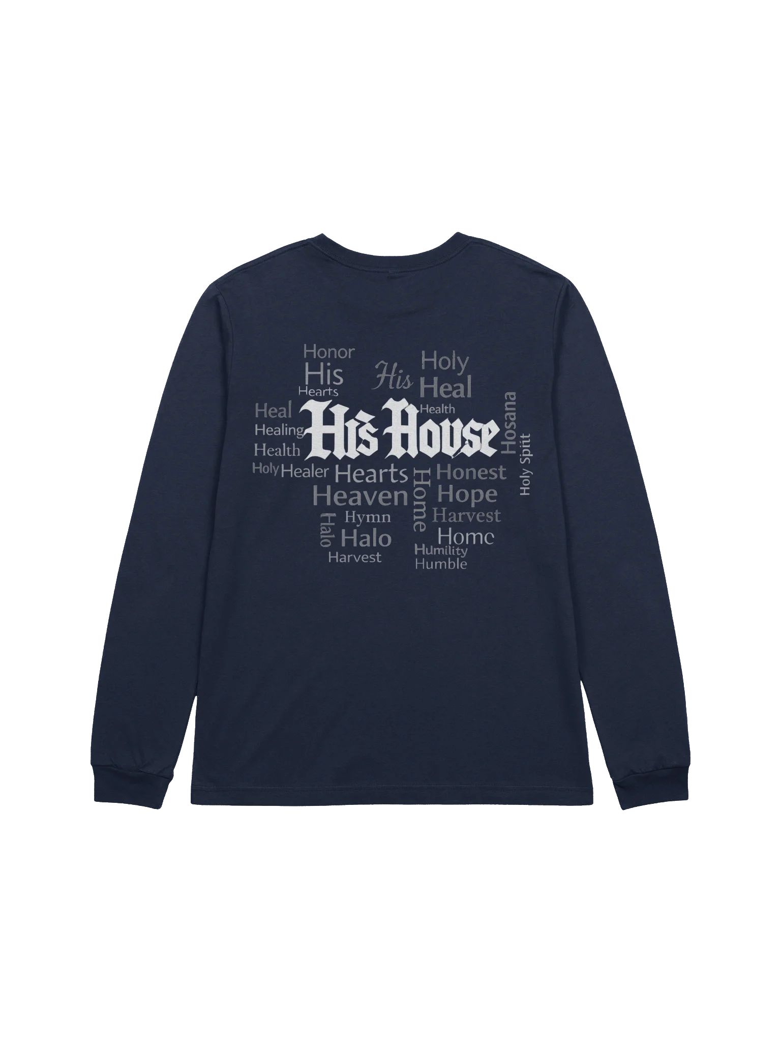 His House Unisex "Heavenly H" Supersoft Long Sleeve T-Shirt by His House