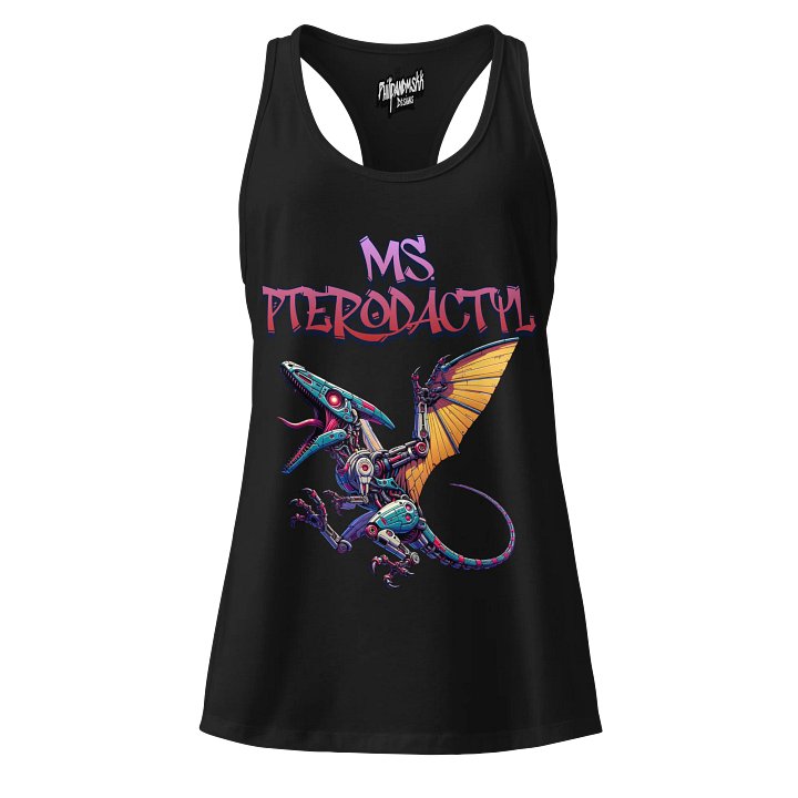 Ms.Pterodactyl Women's Racerback Tank Top product image (1)