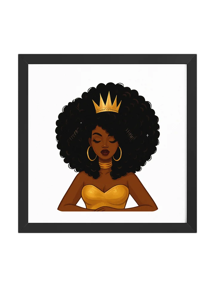 Golden Crown — Framed Poster product image (1)