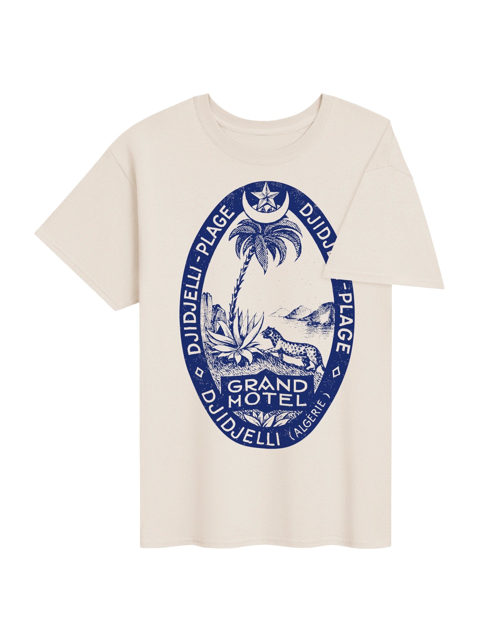 Djidjelli Plage Grand Motel Vintage Coastal T-Shirt product image (15)