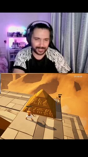 Duas horas de agonia para este momento final! Quem mais sofre assim a jogar? 😂 #gamingmoments #indiedev #streamerportugal #py...