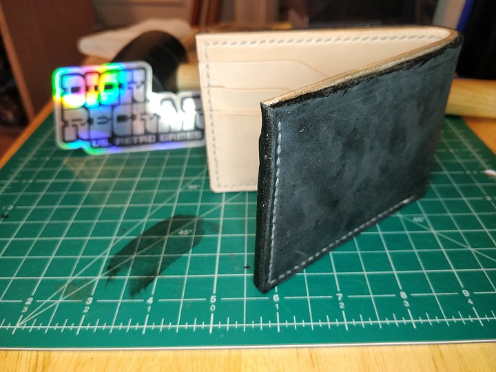 Navy Blue Billfold Wallet V4.0 0A product image (2)
