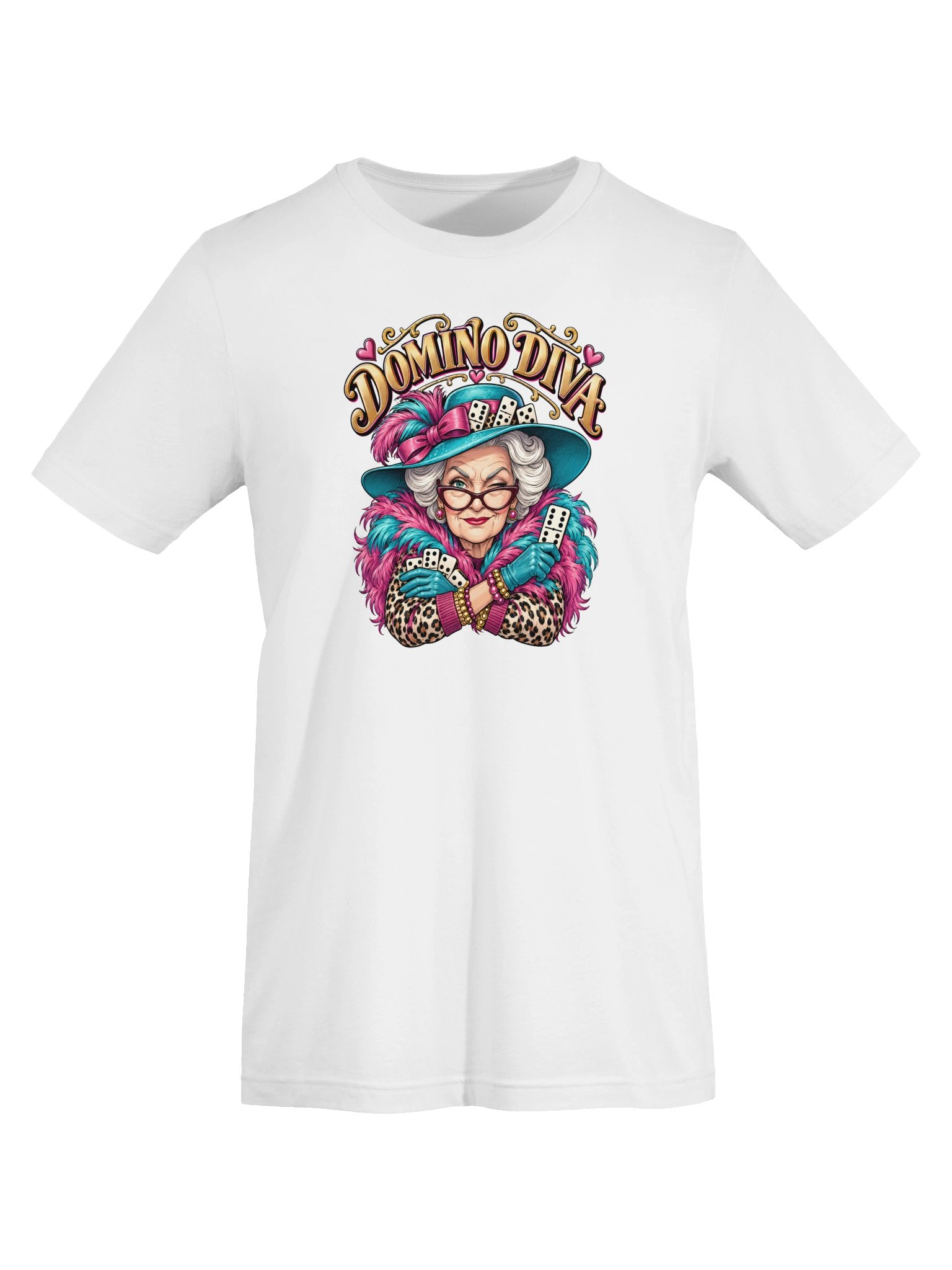 Domino Diva T-Shirt | Fun Domino Player & Game Night Tee product image (5)