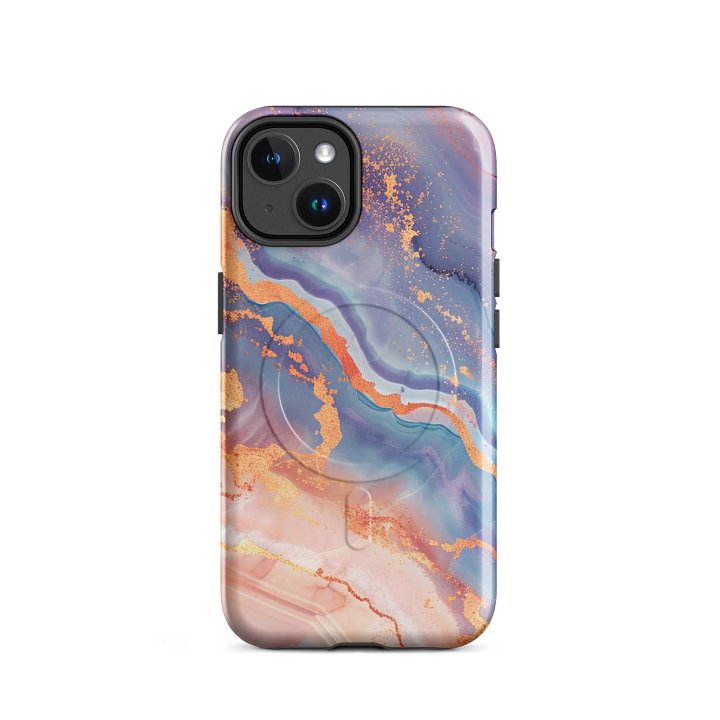 Marble Magic Tough Magnetic MagSafe® iPhone® 14, 15, 16, 17, Pro, Pro Max, Plus Cases. product image (2)