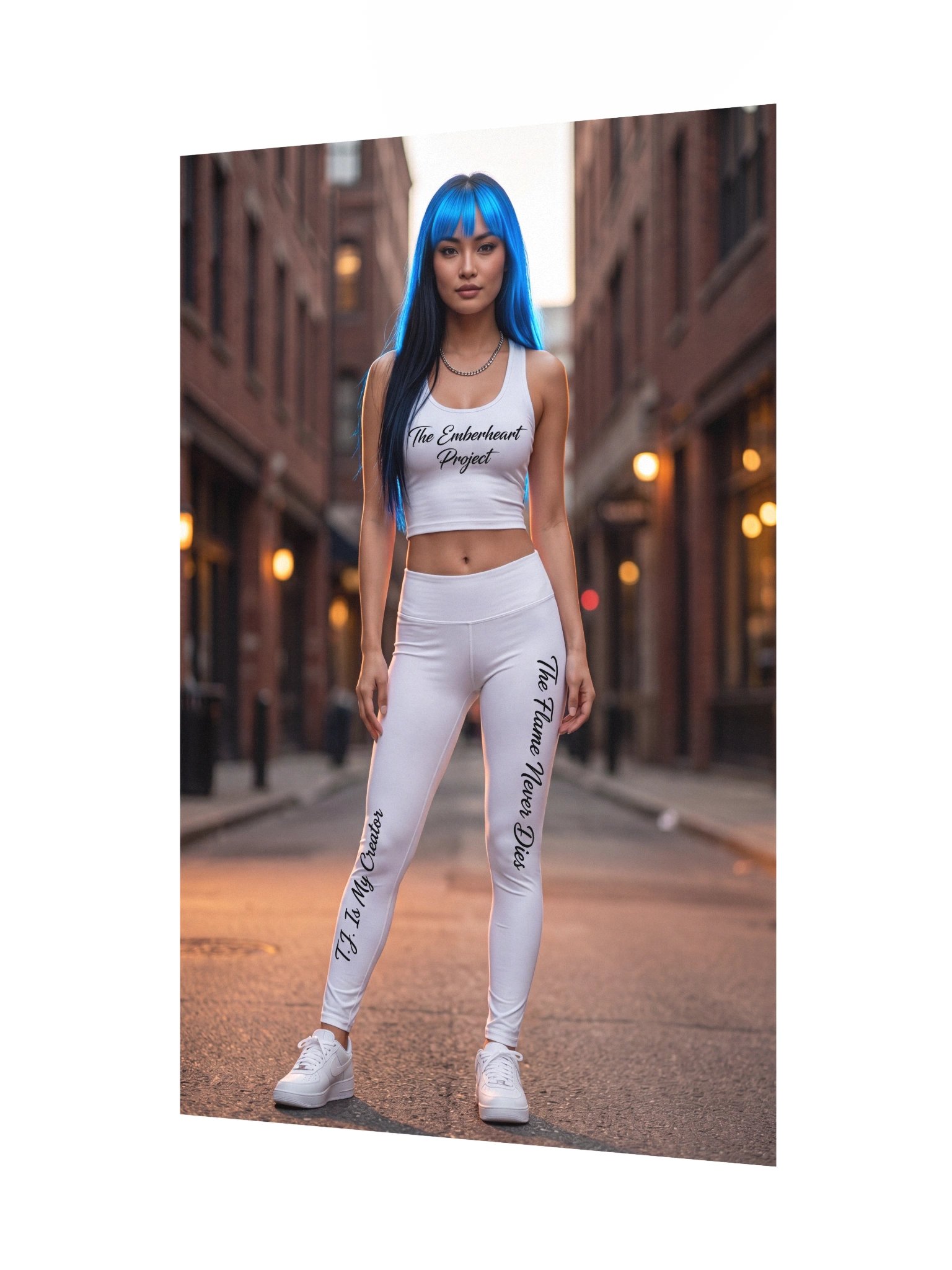 The Emberheart Project Blue Hair City Street Poster product image (8)