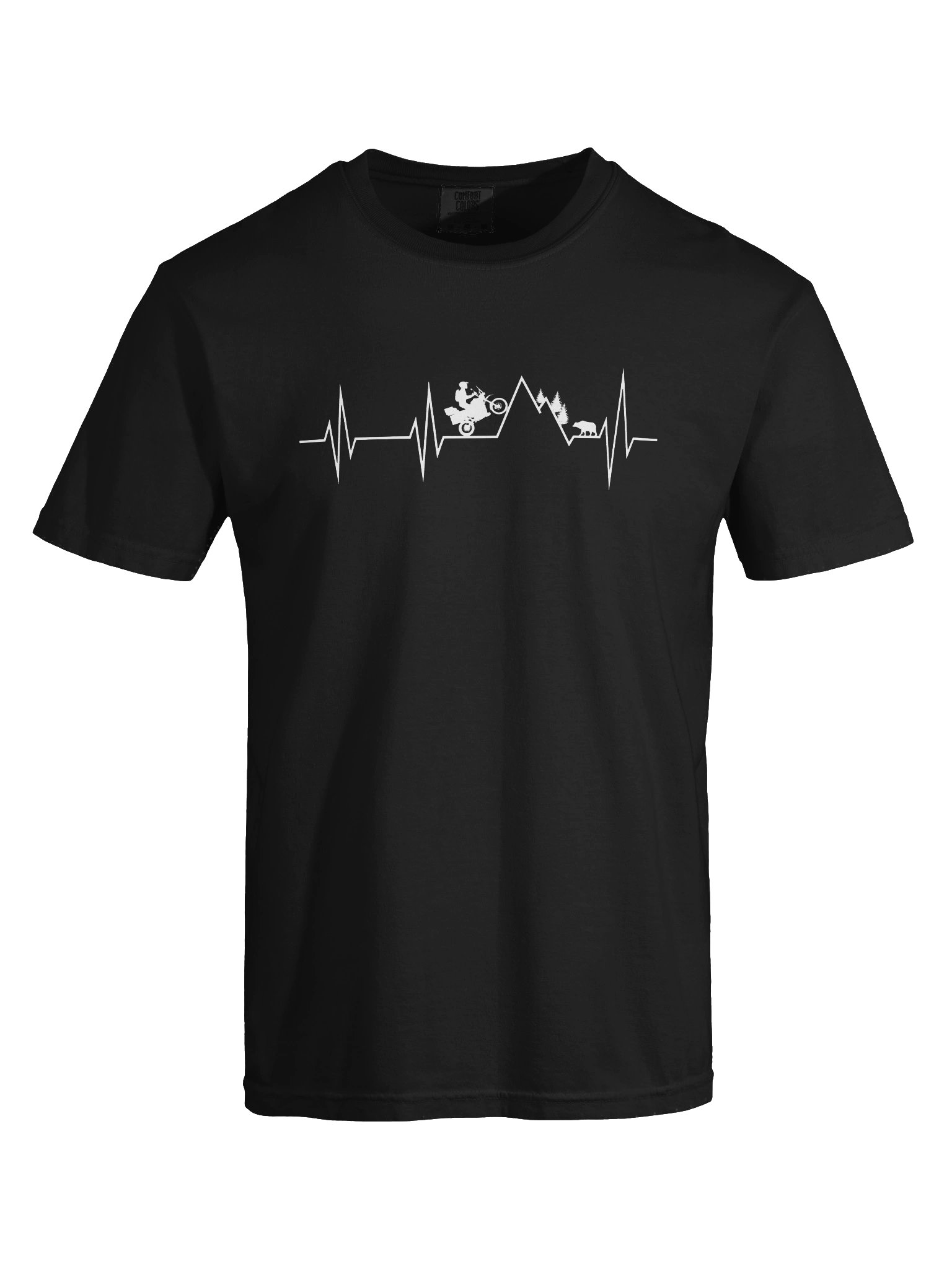 Motorcycle Heartbeat | Adventure T-Shirt product image (1)