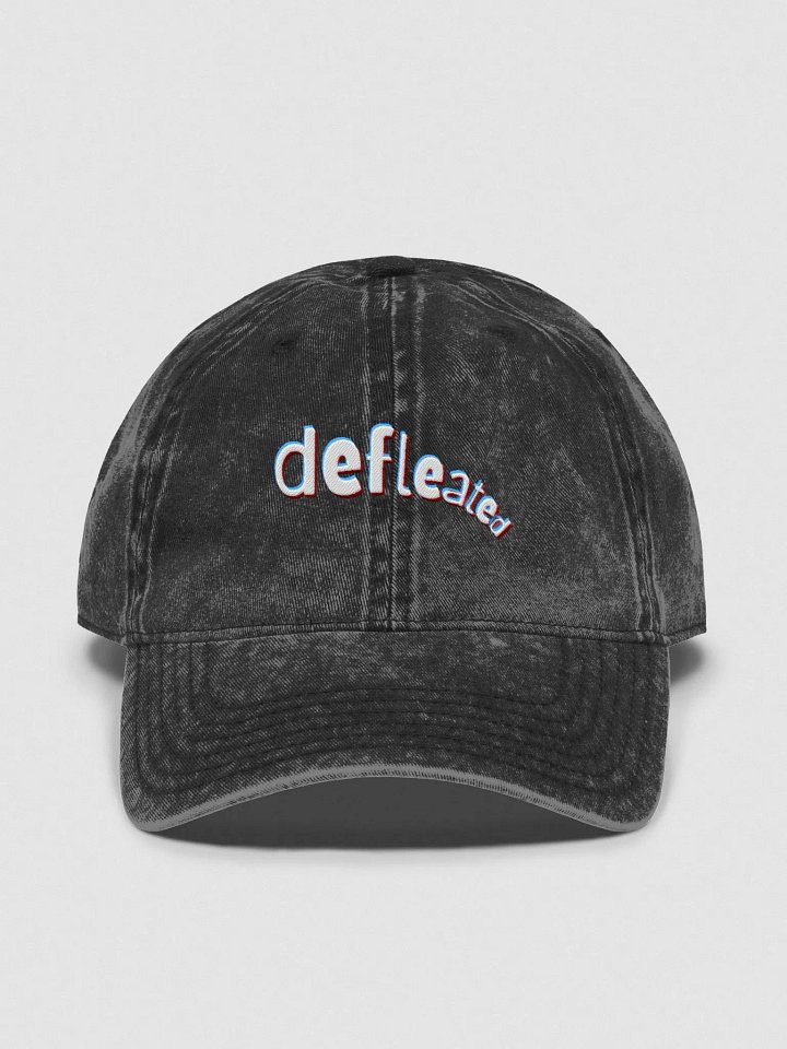 DEFLEATED vintage wash dad hat product image (1)