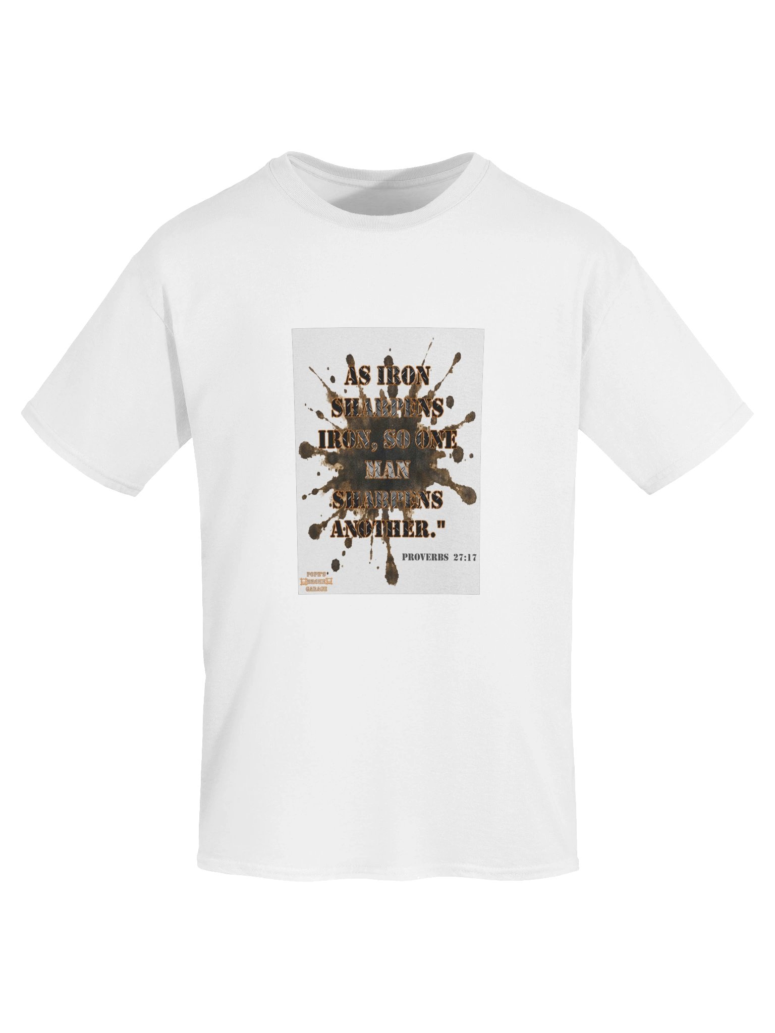 Iron Sharpens Iron Bible Quote Tee product image (5)