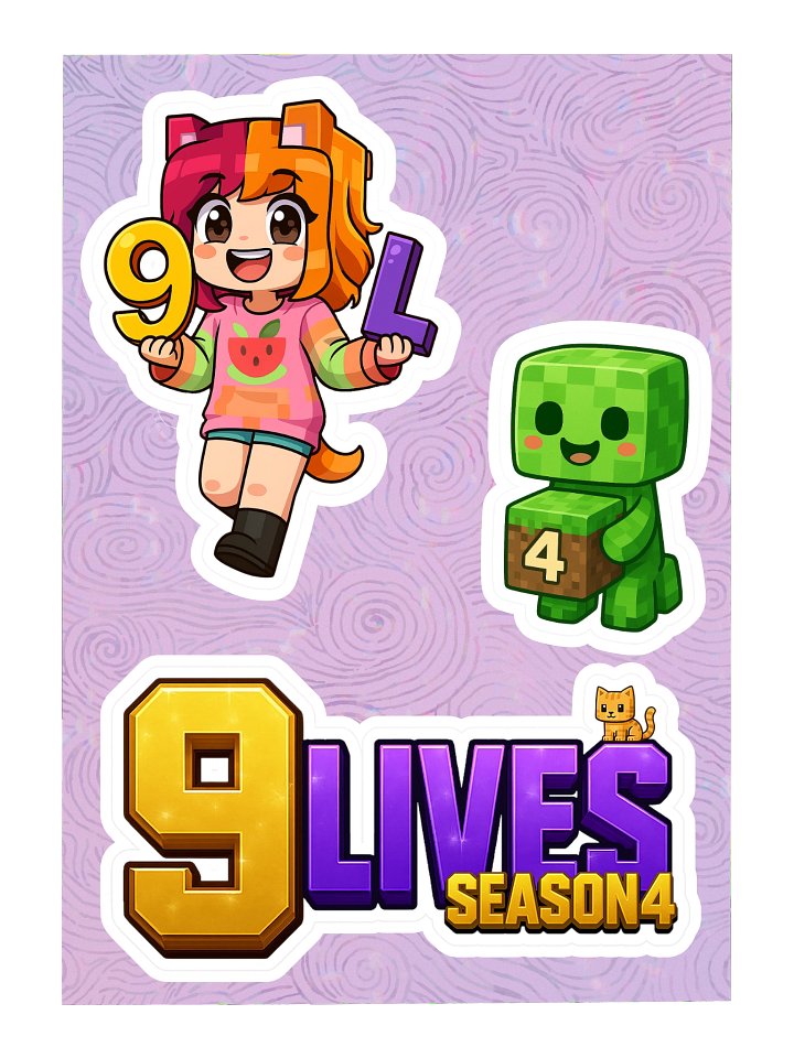 9LS4 Liivya Sticker Sheet product image (1)