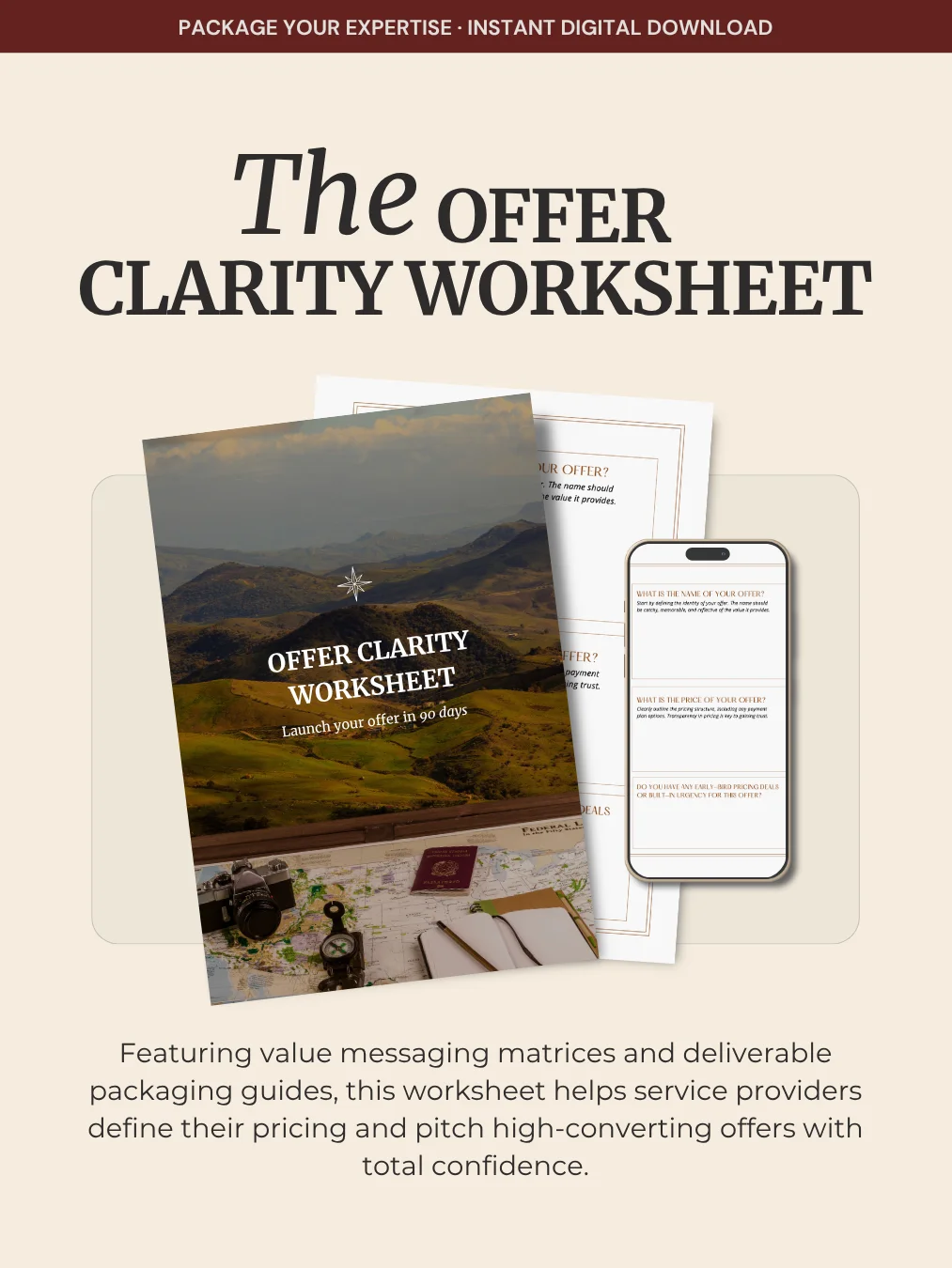Offer Clarity Worksheet product image (1)