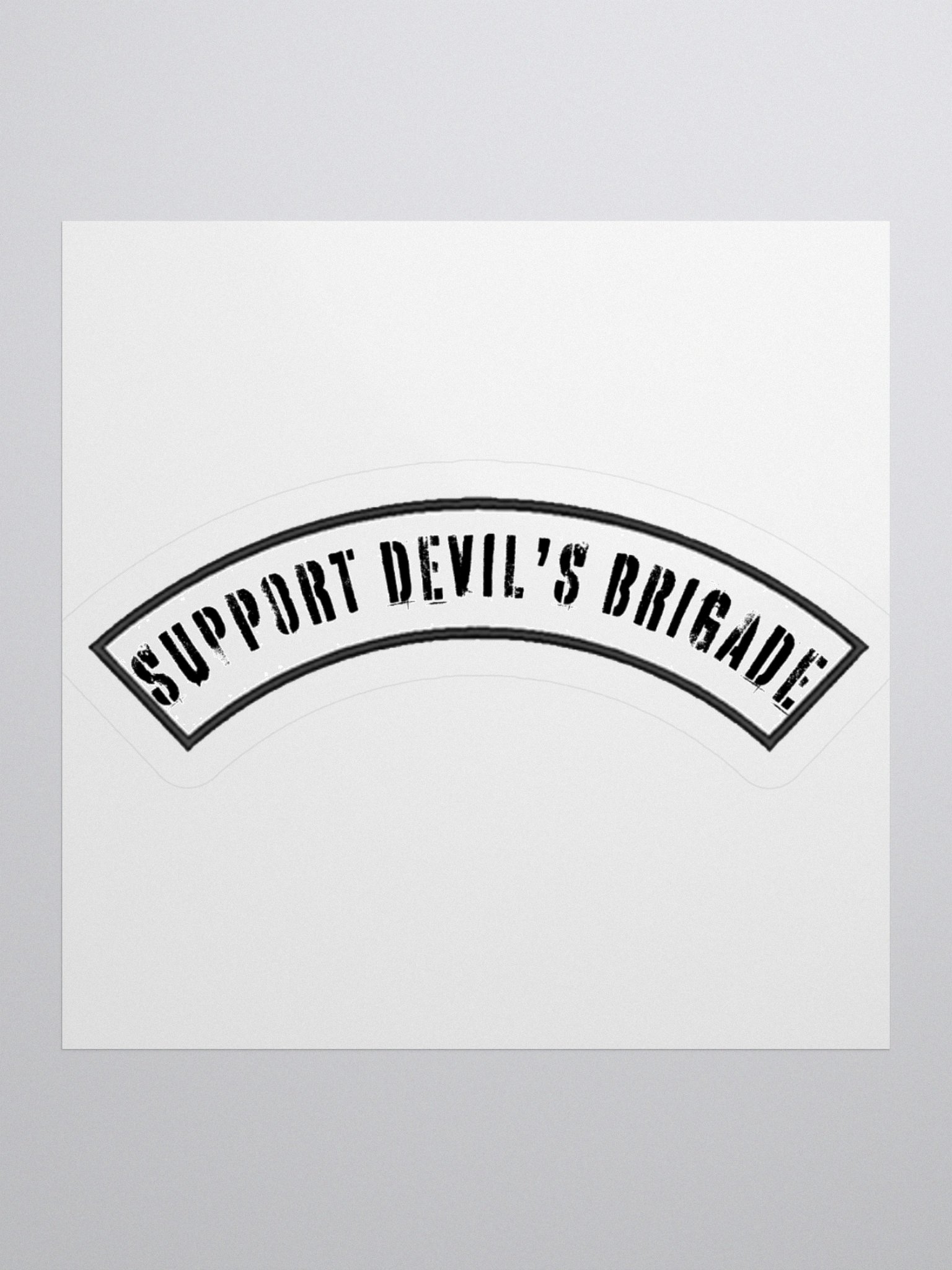 Devil's Brigade Support Rocker Sticker product image (3)
