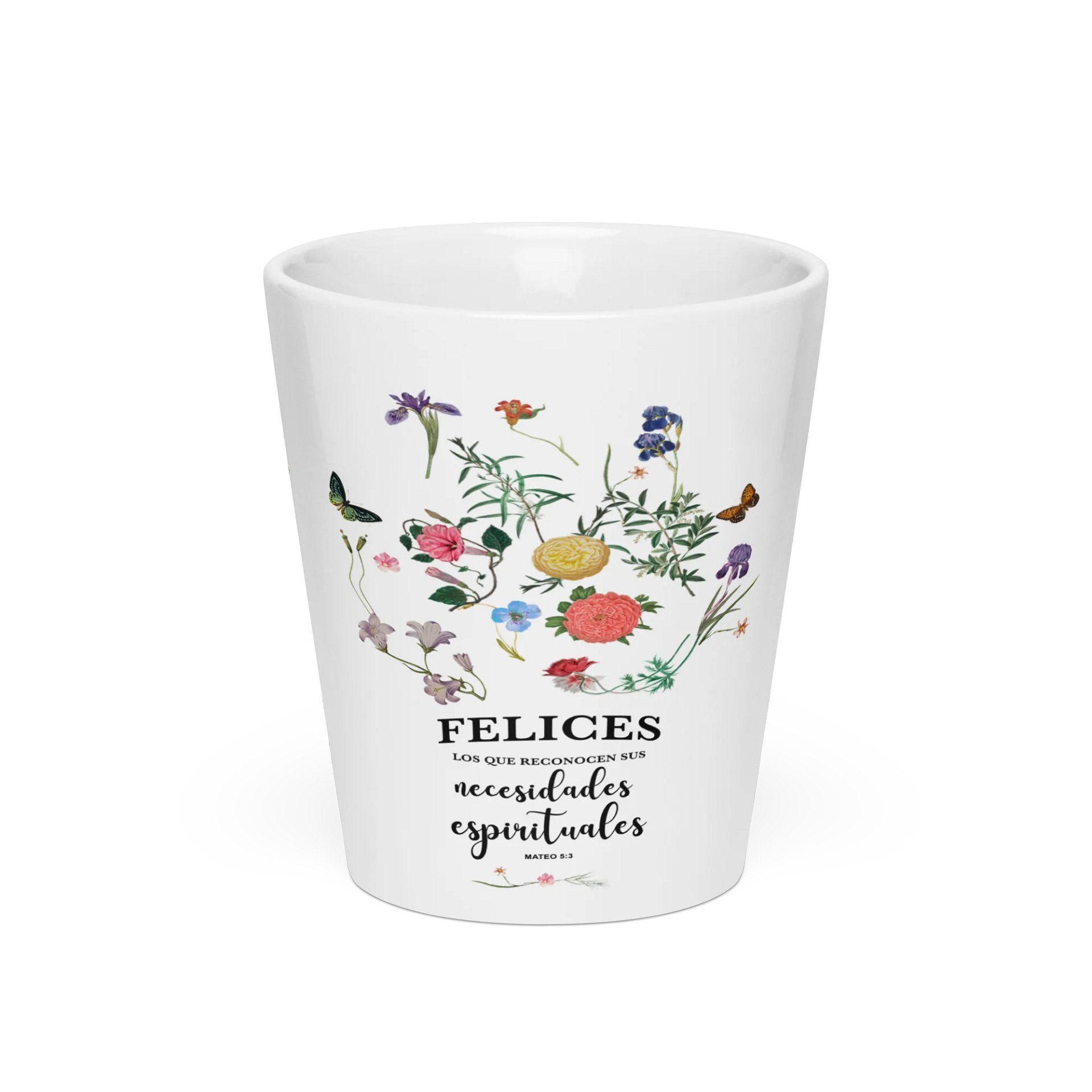 Taza Texto Anual 2026 Mateo 5:3 – Floral & Mariposas product image (1)