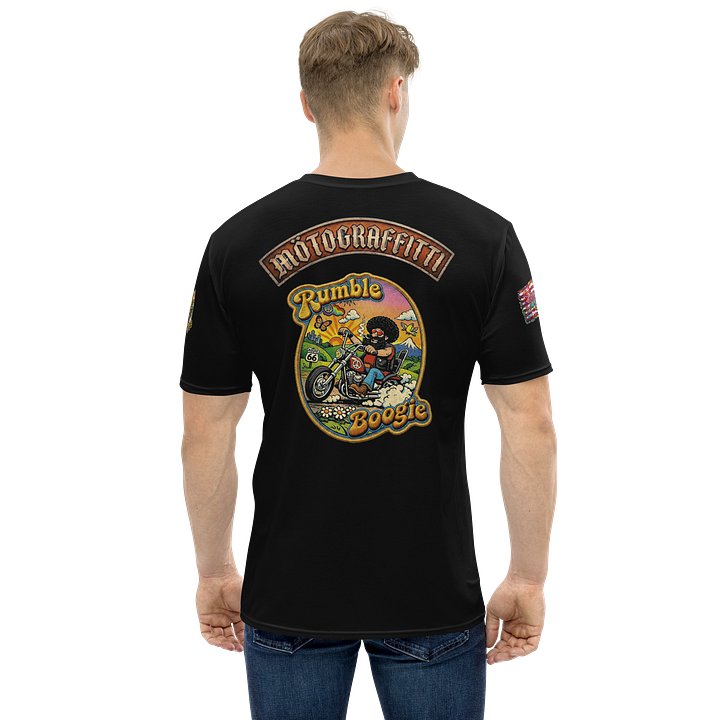 MötoGraffitti Retro "Rumble Boogie" Ridin Tee product image (1)